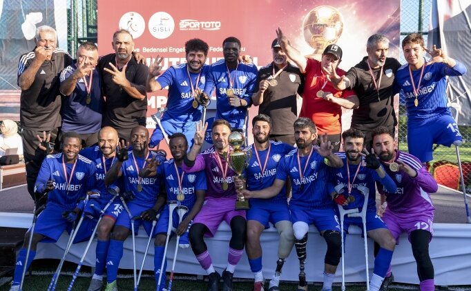 Ampute Futbol S�per Kupa'da �ahinbey Belediyespor �ampiyon!