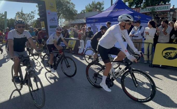 Konya'da Granfondo Yol Bisiklet Yar��� ba�lad�