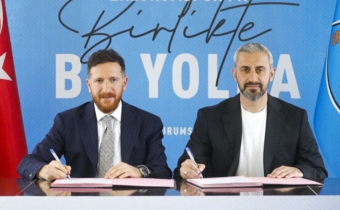 Erzurumspor FK'da Serkan �zbalta ile yola devam