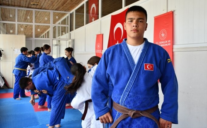 Milli judocu Eymen Efe'nin hedefi Avrupa'da madalya