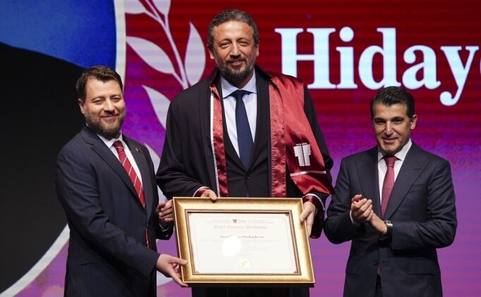 Hidayet T�rko�lu'na fahri doktora unvan� verildi