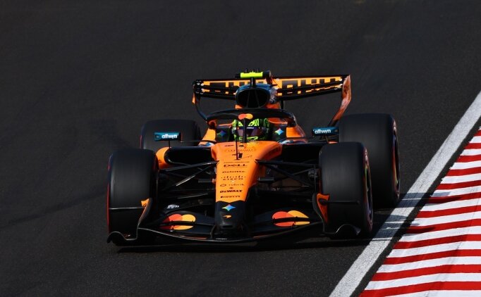 Lando Norris, Macaristan Grand Prix'sini ilk s�rada tamamlad�