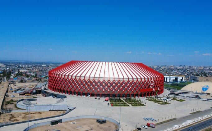 K�rg�zistan'da 51 bin ki�ilik stadyumun in�as� tamamland�