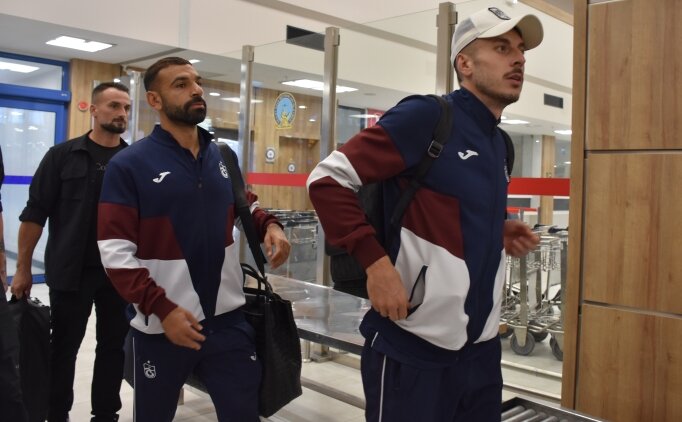 Trabzonspor kafilesi, Macaristan'a gitti