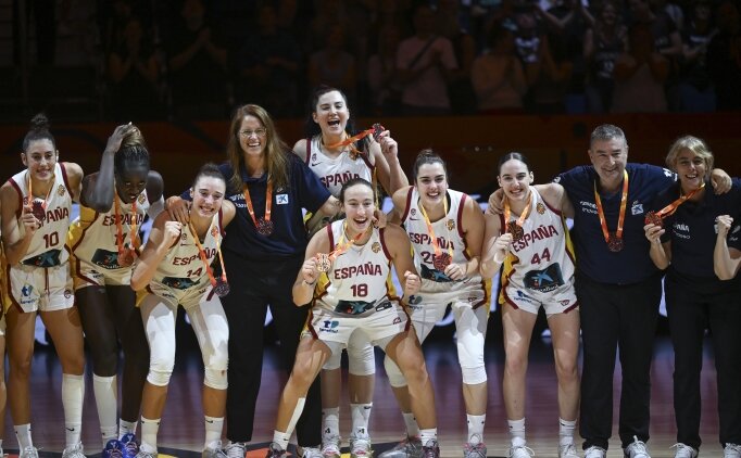 Kad�nlar Basketbol D�nya Kupas�'nda bronz madalya �spanya'n�n