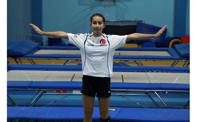 Milli cimnastik�i Fatma Rana G�k�e'nin yeni hedefi d�nya �ampiyonas�nda madalya