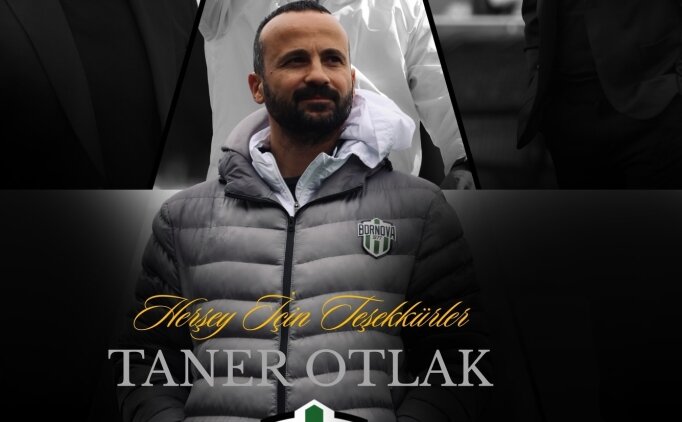 Bornova 1877'de Taner Otlak ayr�ld�