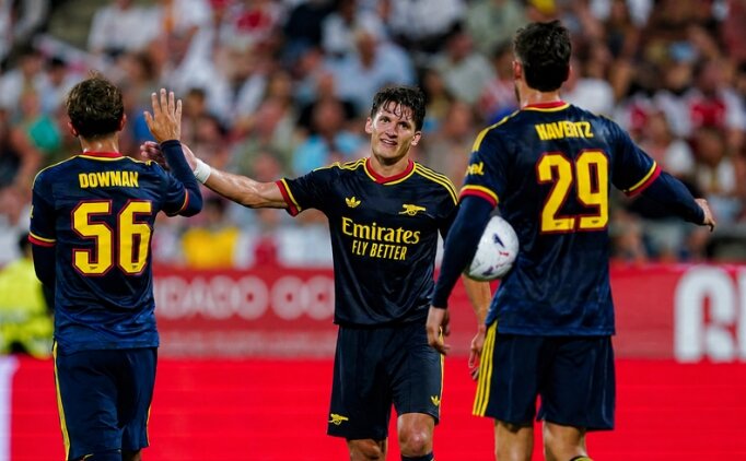 Arsenal, Girona kar��s�nda gol �ov yapt�!