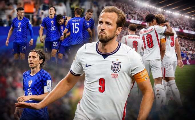 6 goll� harika ma�ta �ngiltere, H�rvatistan'� y�kt�!
