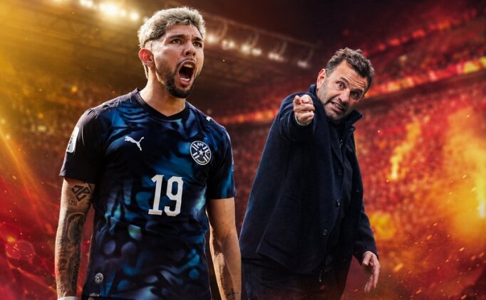 Paraguay'�n y�ld�z� Julio Enciso, performans�yla Okan Buruk'u b�y�ledi