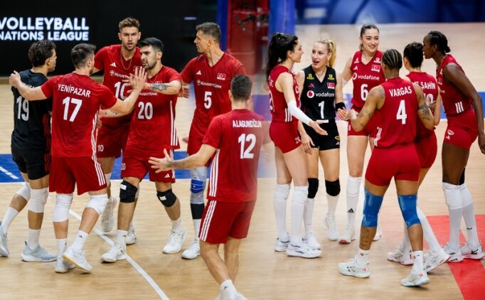 T�rk voleybolunda tarihi ba�ar�: �ki milli tak�m �eyrek finalde