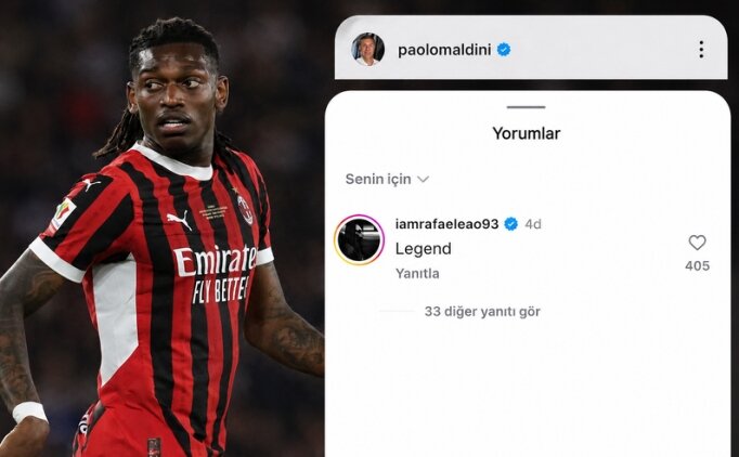 Rafael Leao'dan Fenerbah�e taraftar�n� heyecanland�ran yorum
