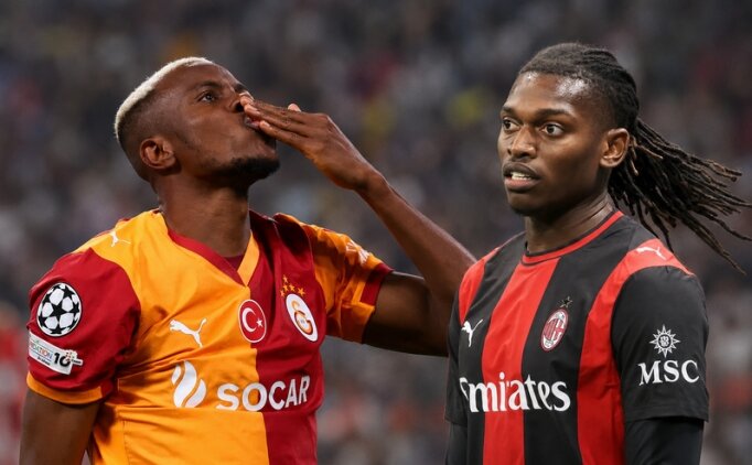 Galatasaray'da Leao i�in Osimhen devrede!