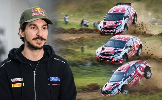 Milli sporcu Ali T�rkkan, Acropolis Rallisi'nde kaza ge�irdi