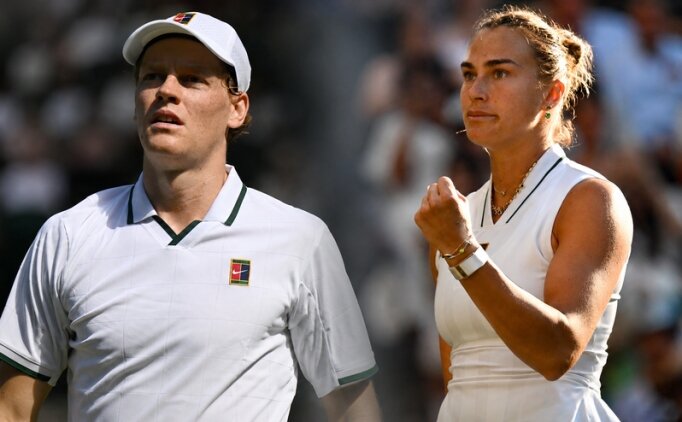 Sinner ve Sabalenka, Wimbledon'da son 16'da