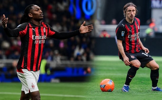 Luka Modric'ten Rafael Leao'ya 'Kal' �a�r�s�