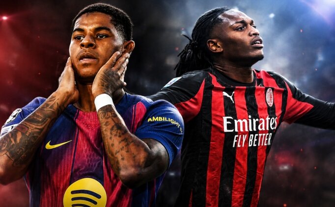 Barcelona'da Rafael Leao hamlesi! Rashford modeli masada