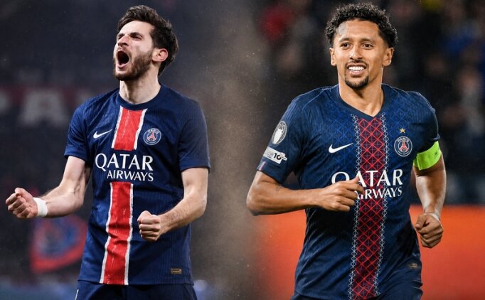 Marquinhos ve Kvaratskhelia, �ampiyonlar Ligi'nde tarihe ge�ti