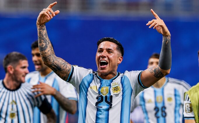 Enzo Fernandez: 'Bu gol� �� y�ld�r hayal ediyordum'