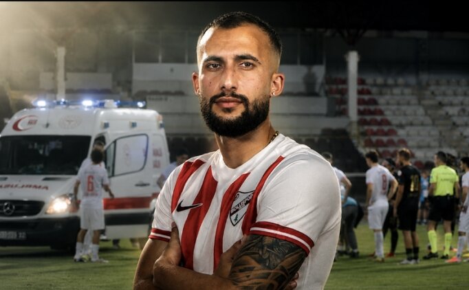 Oyuna girdi, 1 dakika sonra hastaneye kald�r�ld�