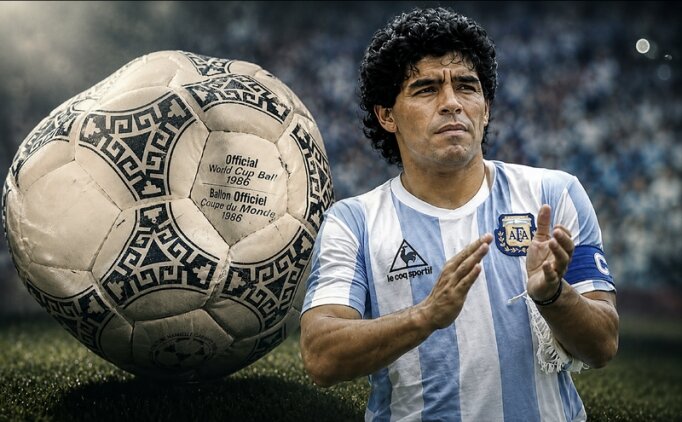 Maradona'n�n 'Tanr�'n�n Eli' topu 3,35 milyon dolara sat�ld�
