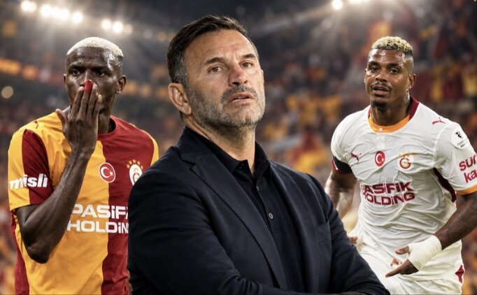 Galatasaray'da Osimhen ve Lemina'ye jest