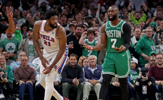 Jaylen Brown'dan Embiid'e sert s�zler: 'Flop yap�yor, kendi de biliyor'