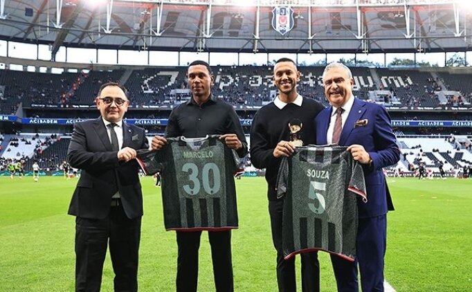 Be�ikta�'tan eski futbolcular�na forma jesti!