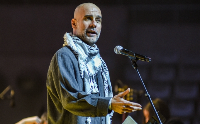 Guardiola'dan Gazze'ye imzal� forma!