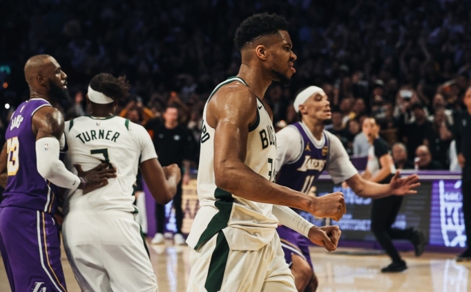 Bucks'tan Lakers'a darbe, Thunder'dan m�thi� geri d�n��