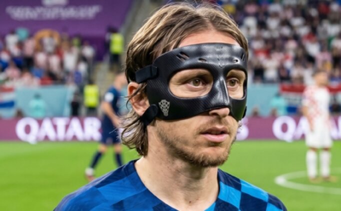 Luka Modric maskeyle D�nya Kupas�'nda