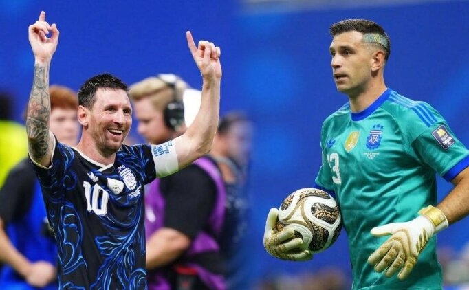 Emiliano Martinez: 'Messi'yi �p�c�klere bo�aca��z'