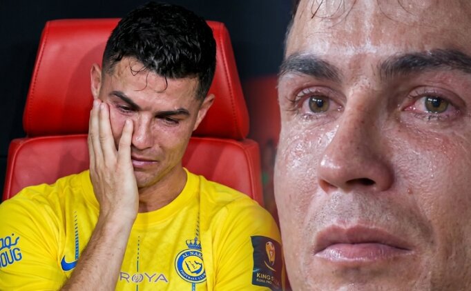 Cristiano Ronaldo, final sonras� g�zya�lar�na bo�uldu