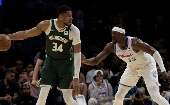 Giannis'ten Adebayo'nun performans�na esprili yorum: 'Bize kar�� 83 atamaz'