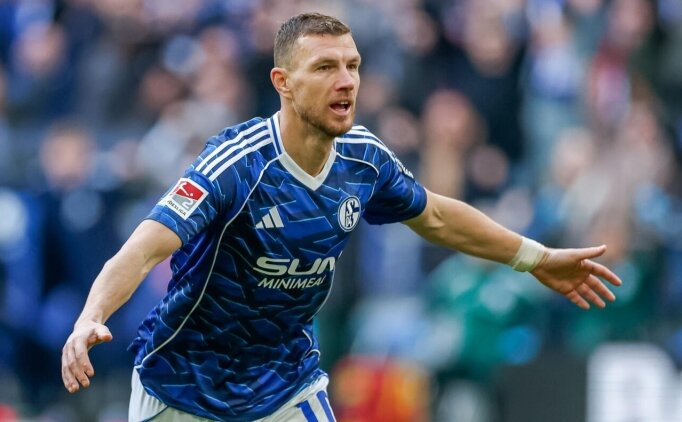 Schalke'nin gol sigortas� Dzeko haz�r