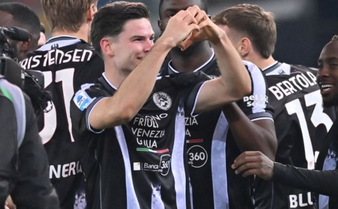 Udinese, Roma'y� 2022'den sonra ilk kez ma�lup etti