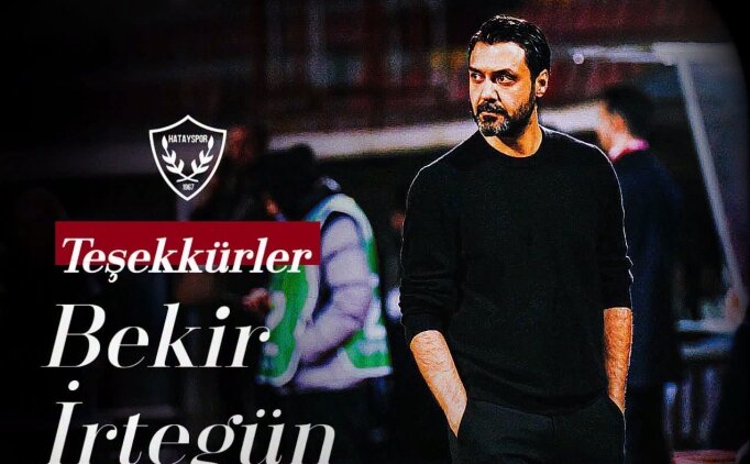 Hatayspor'da Bekir �rteg�n ile yollar ayr�ld�