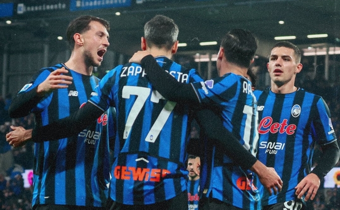 Atalanta ilk yar�da buldu�u 2 golle kazand�