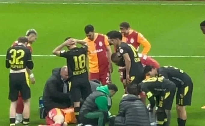 Galatasaray ma��nda korku dolu anlar!