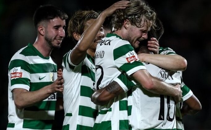 Sporting Lizbon, Porto'nun pe�ini b�rakm�yor