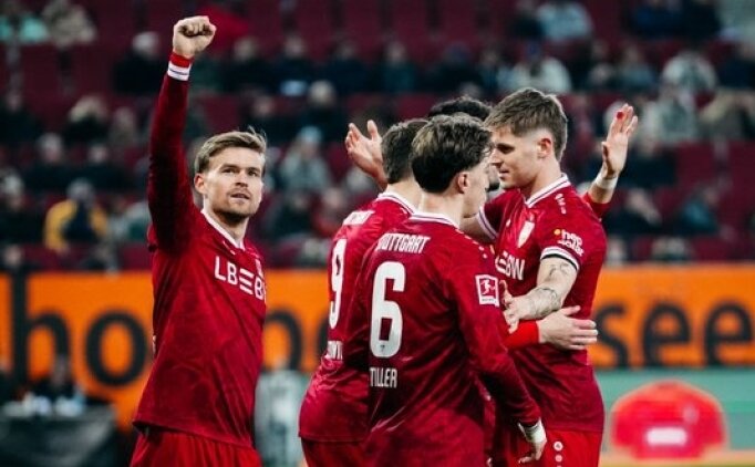 7 goll� ma�ta kazanan Stuttgart