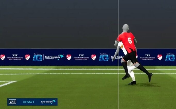 Galatasaray'dan iptal edilen gol sonras� VAR karar�na tepki