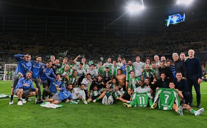 Real Betis, 21 y�l sonra �ampiyonlar Ligi vizesi ald�