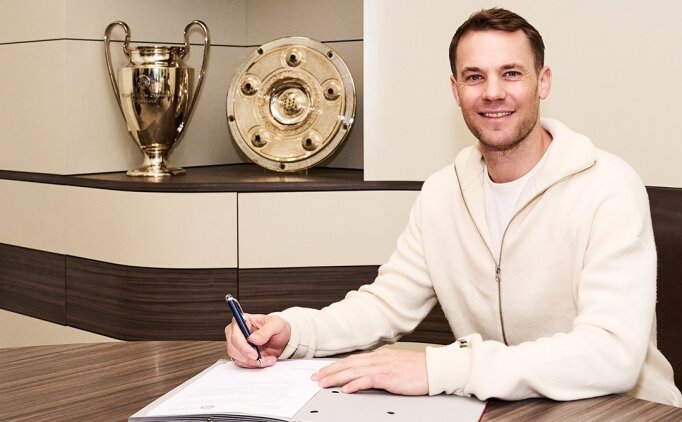 Bayern M�nih,  Manuel Neuer ile s�zle�me uzatt�