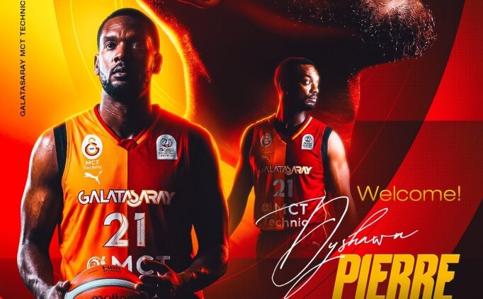 Galatasaray MCT Technic, Dyshawn Pierre'i a��klad�!