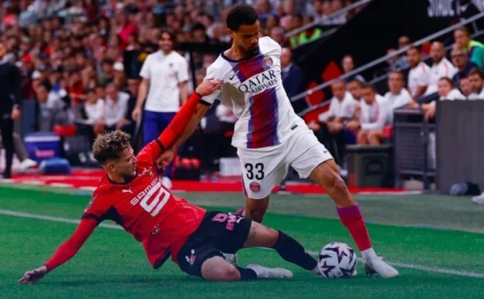 PSG, Rennes kar��s�nda beraberli�e raz�!