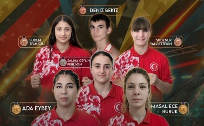 Y�ld�z boks�rlerden Avrupa'da 6 madalya!
