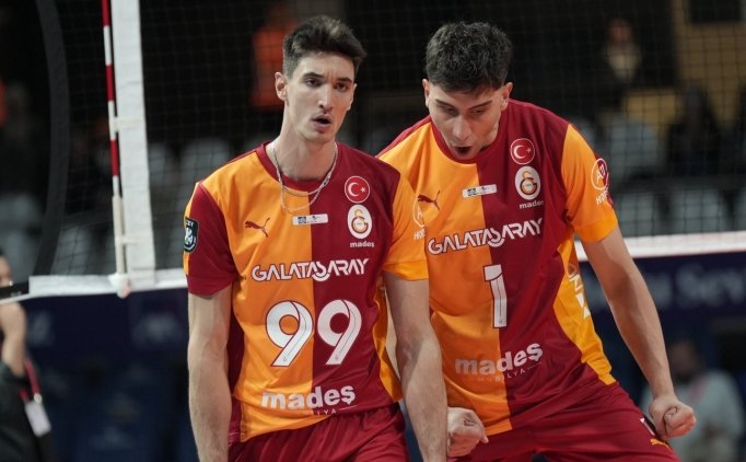 Galatasaray'dan set vermeden galibiyet!