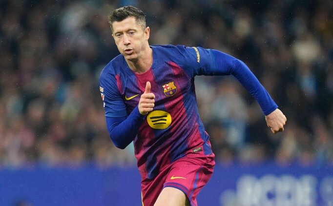 �ampiyon Barcelona'ya Lewandowski yetmedi