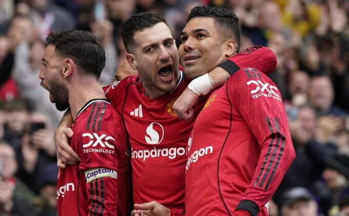 Manchester United, Bruno Fernandes'in rekoruyla kazand�!